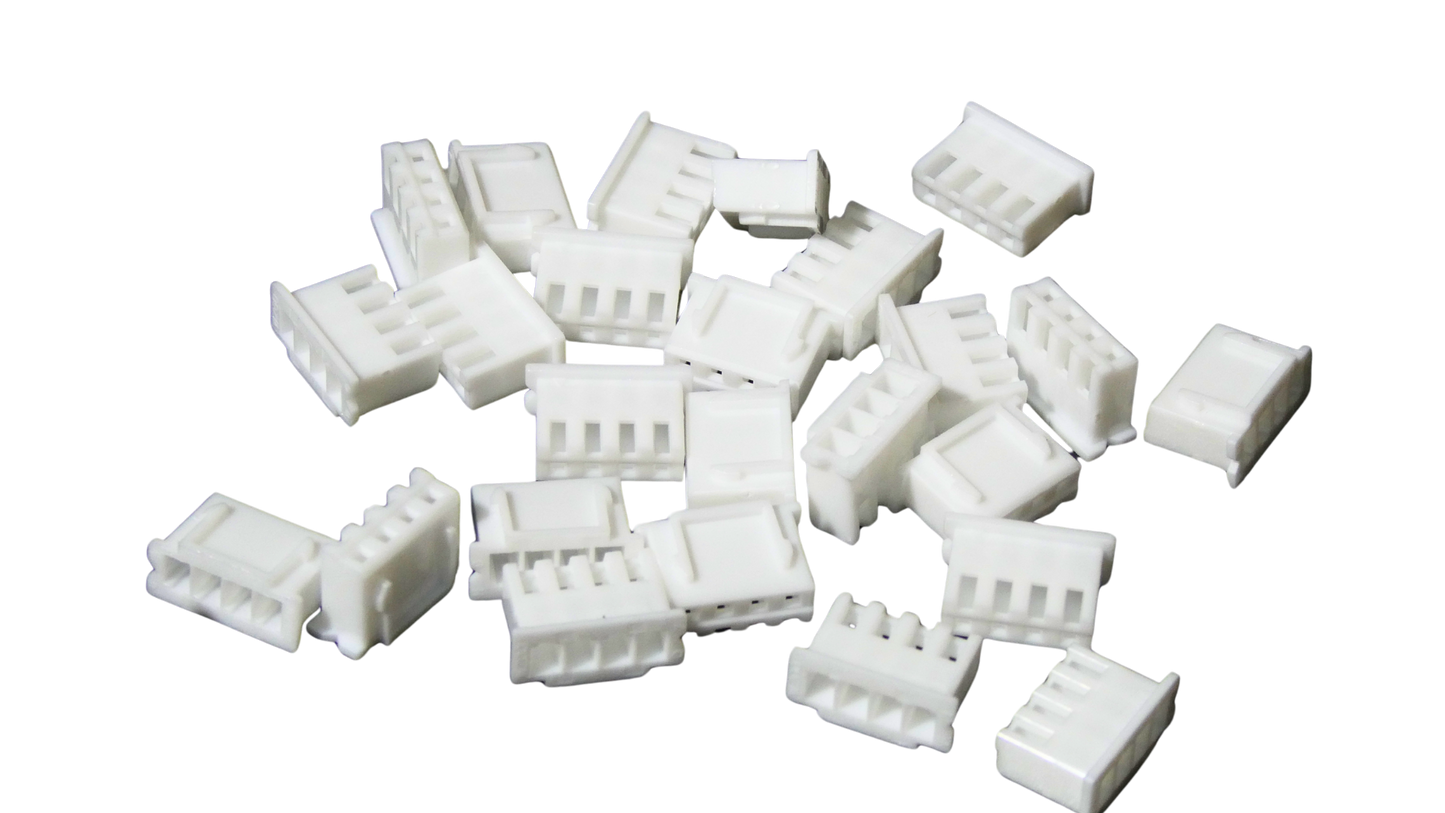 JST XH Male (4 pin) (25 Pack)